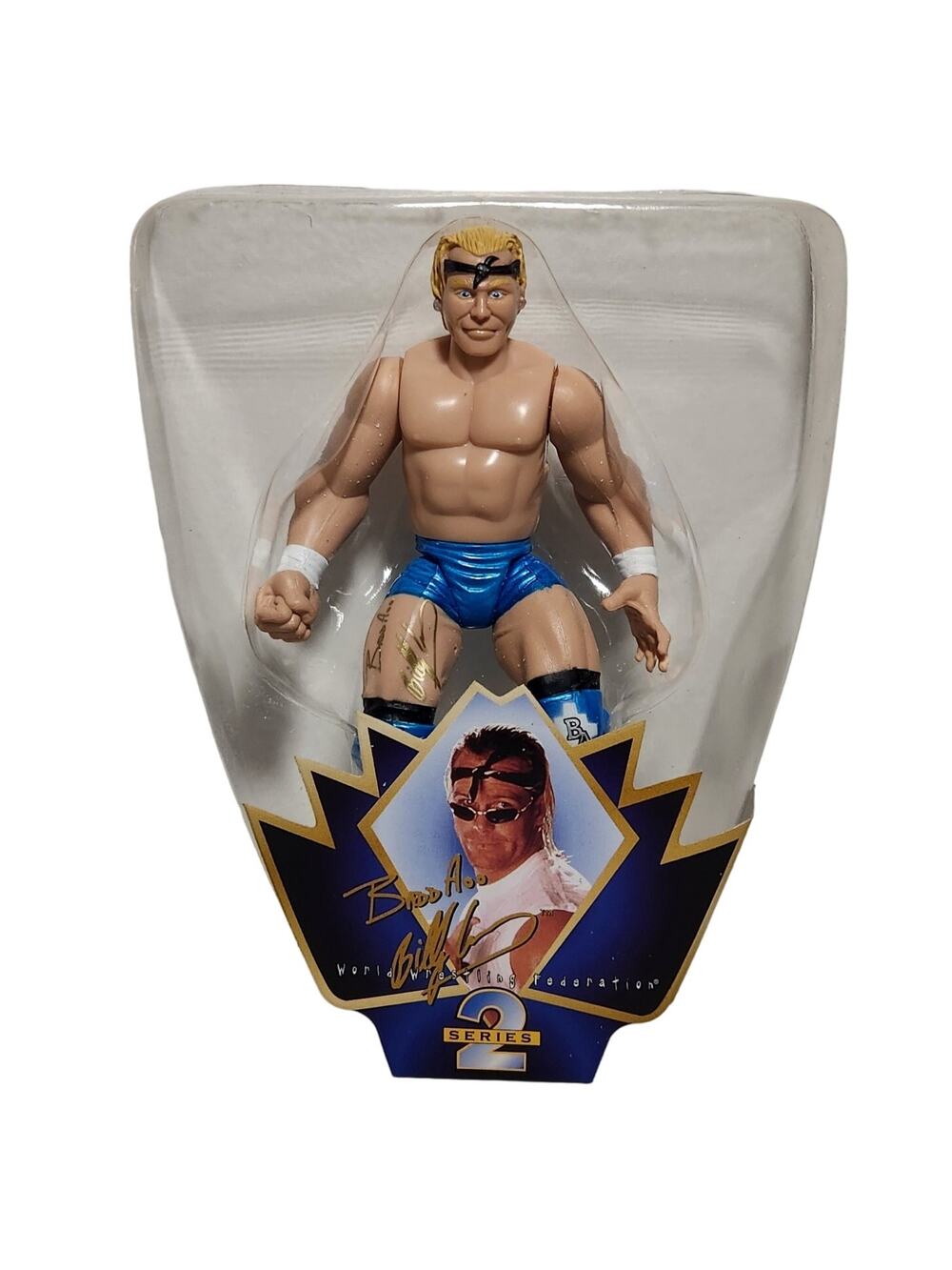 WWF B.A. Billy Gunn Signature Series 6" Wrestling Figure Jakks 1998 New (Other)